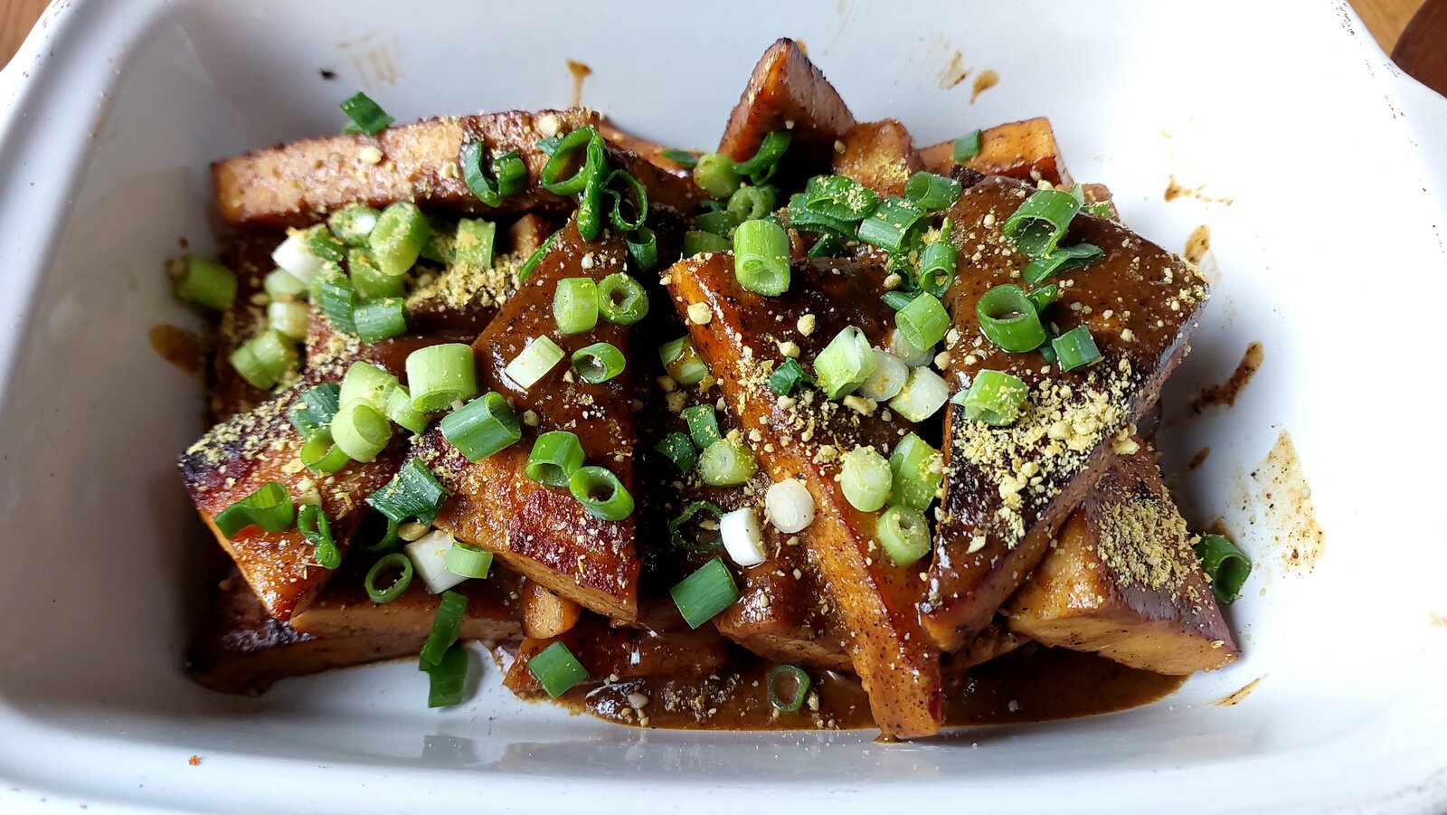 Vegan Orange & Miso Glazed Tofu