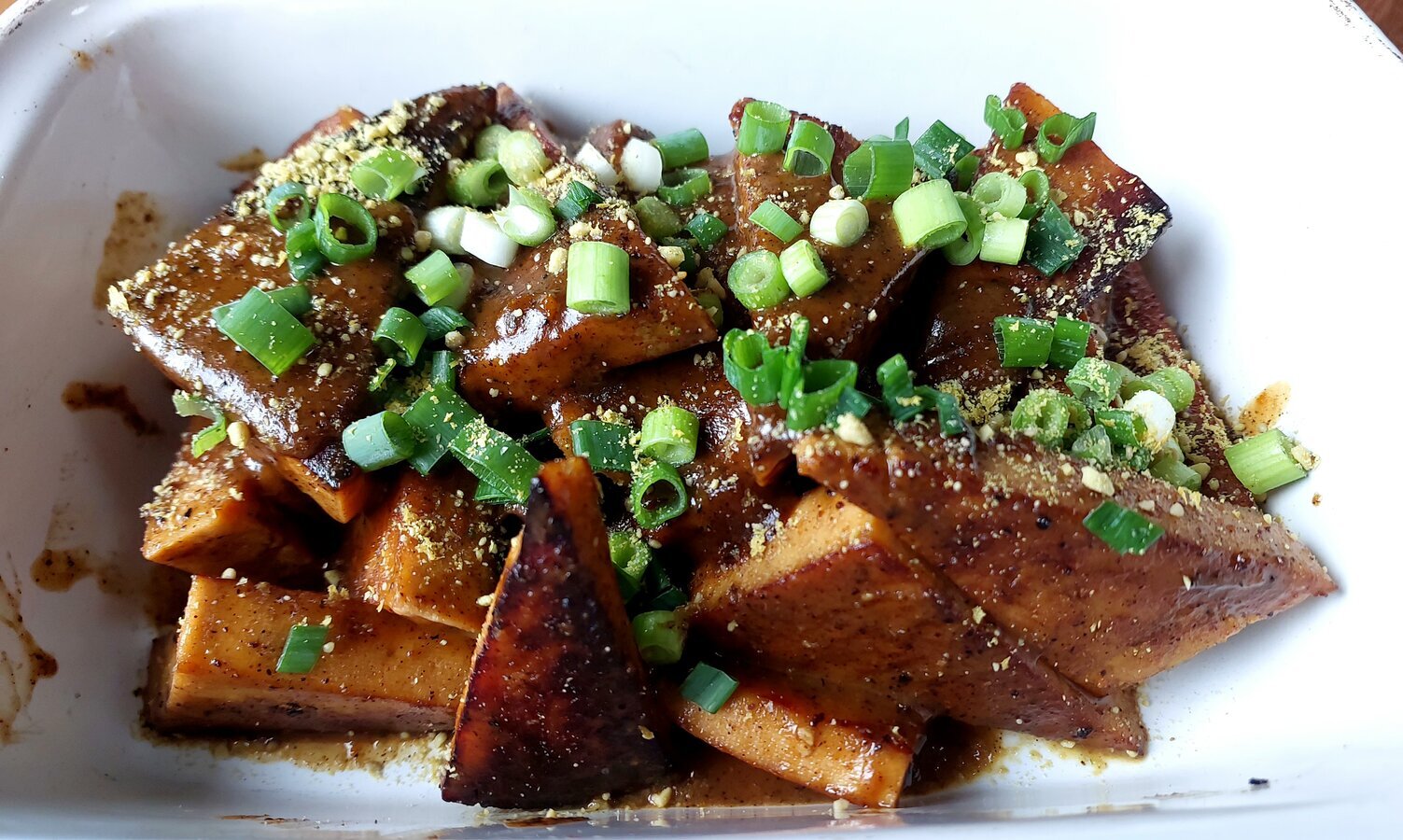 Vegan Orange & Miso Glazed Tofu