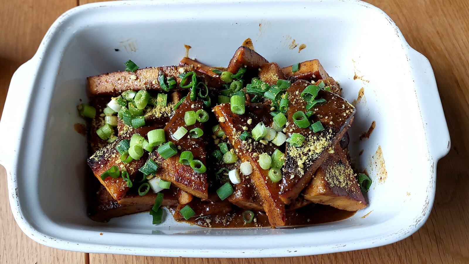 Vegan Orange & Miso Glazed Tofu