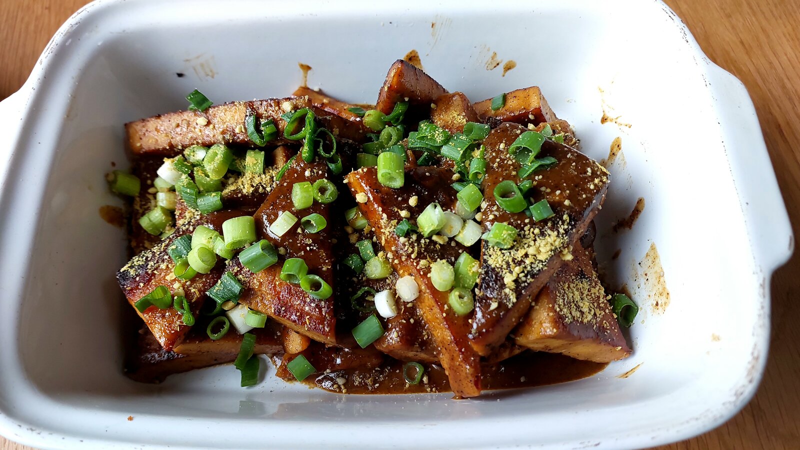 Vegan Orange & Miso Glazed Tofu