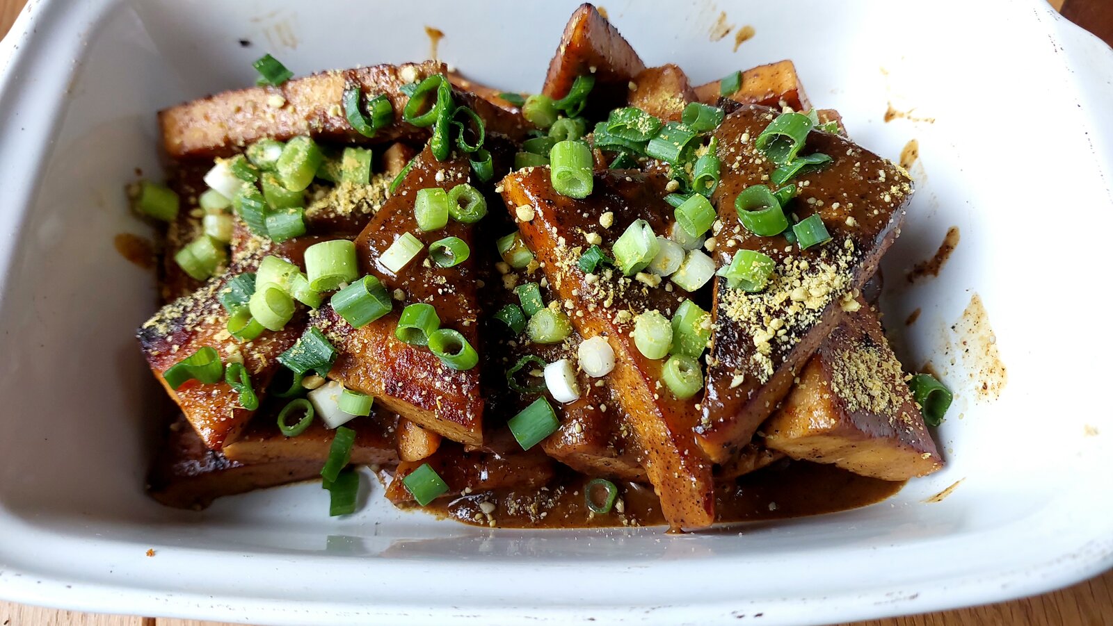 Vegan Orange & Miso Glazed Tofu