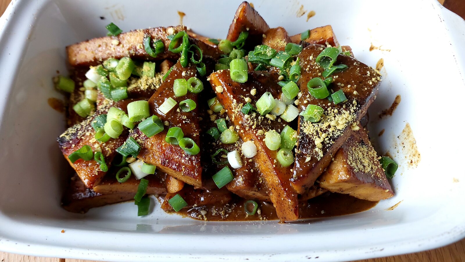 Vegan Orange & Miso Glazed Tofu