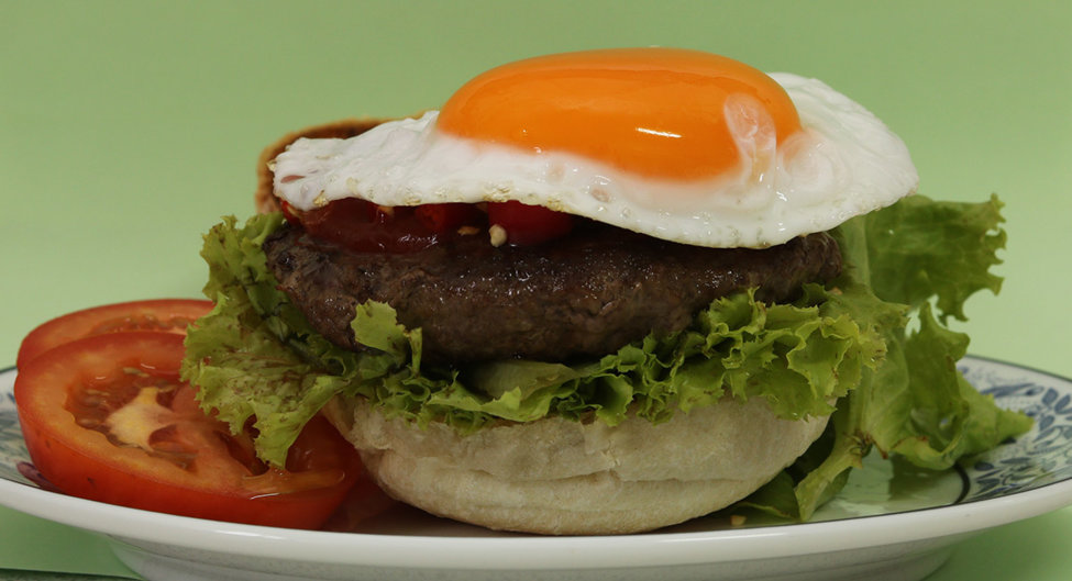 Wagyu chilli burger.