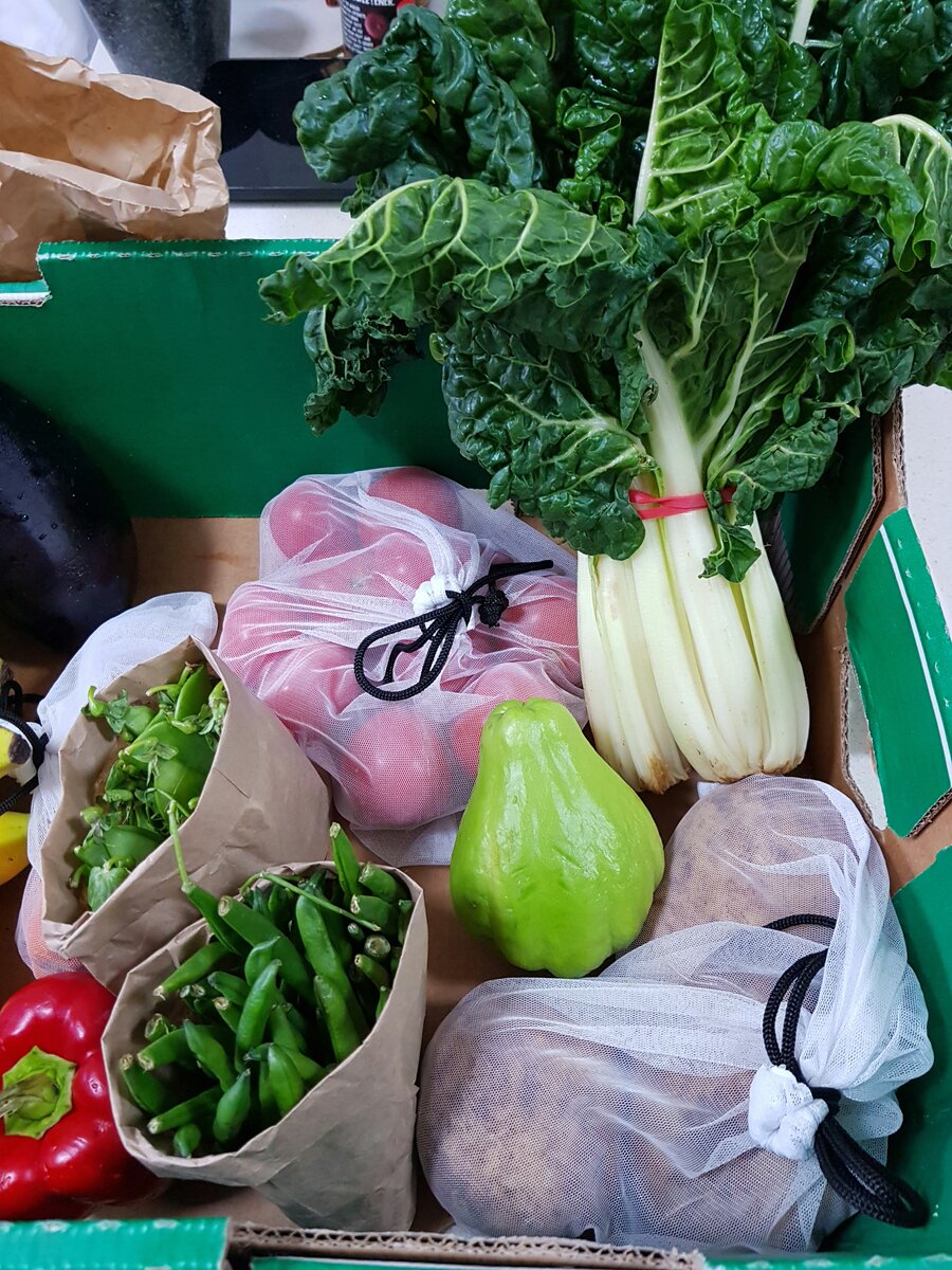 Weekly shop right ½ of box