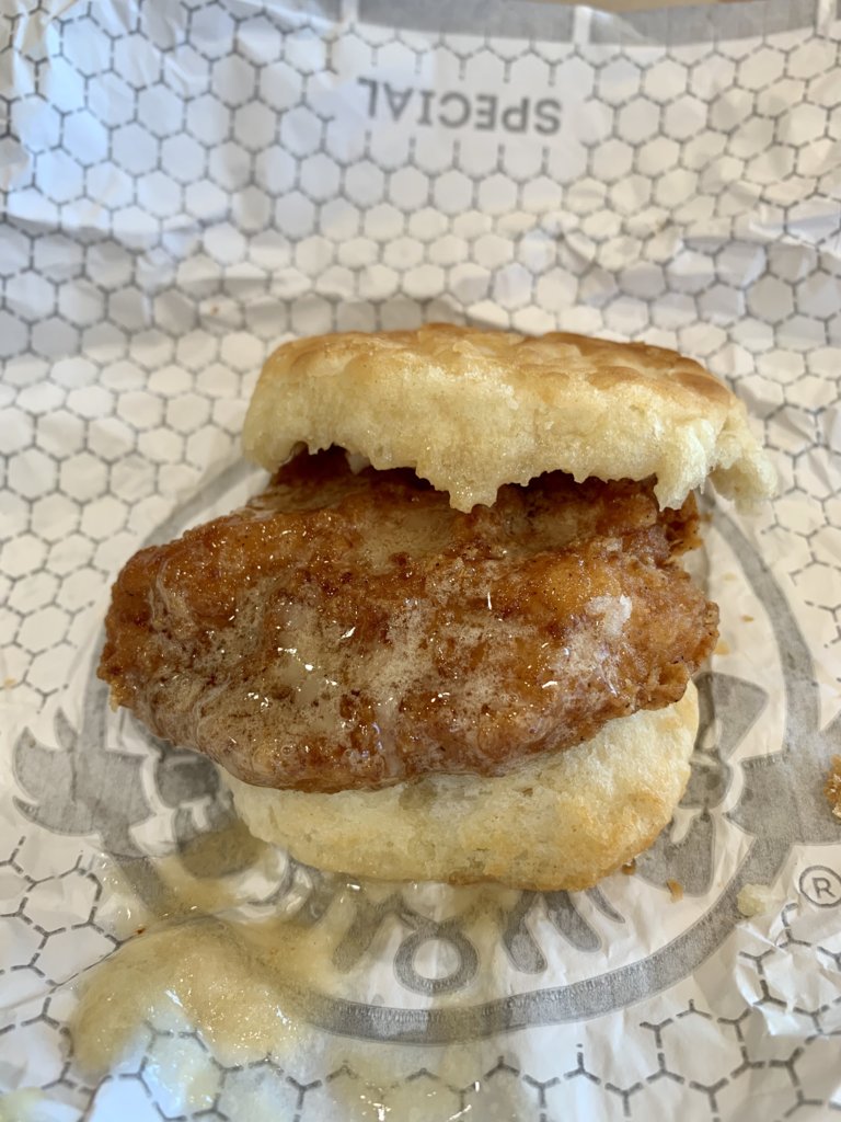 Wendy's Chicken-And-Honey-Butter Biscuit