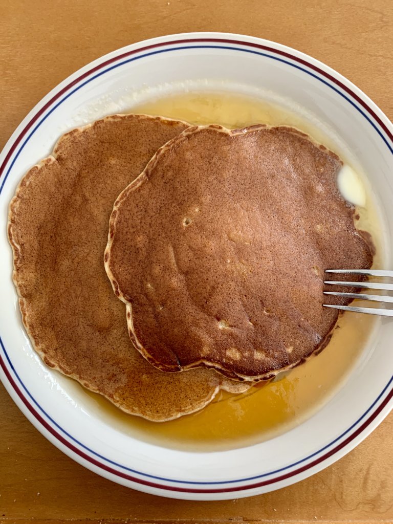 Whole Wheat Cinnamon-Apple Pancakes