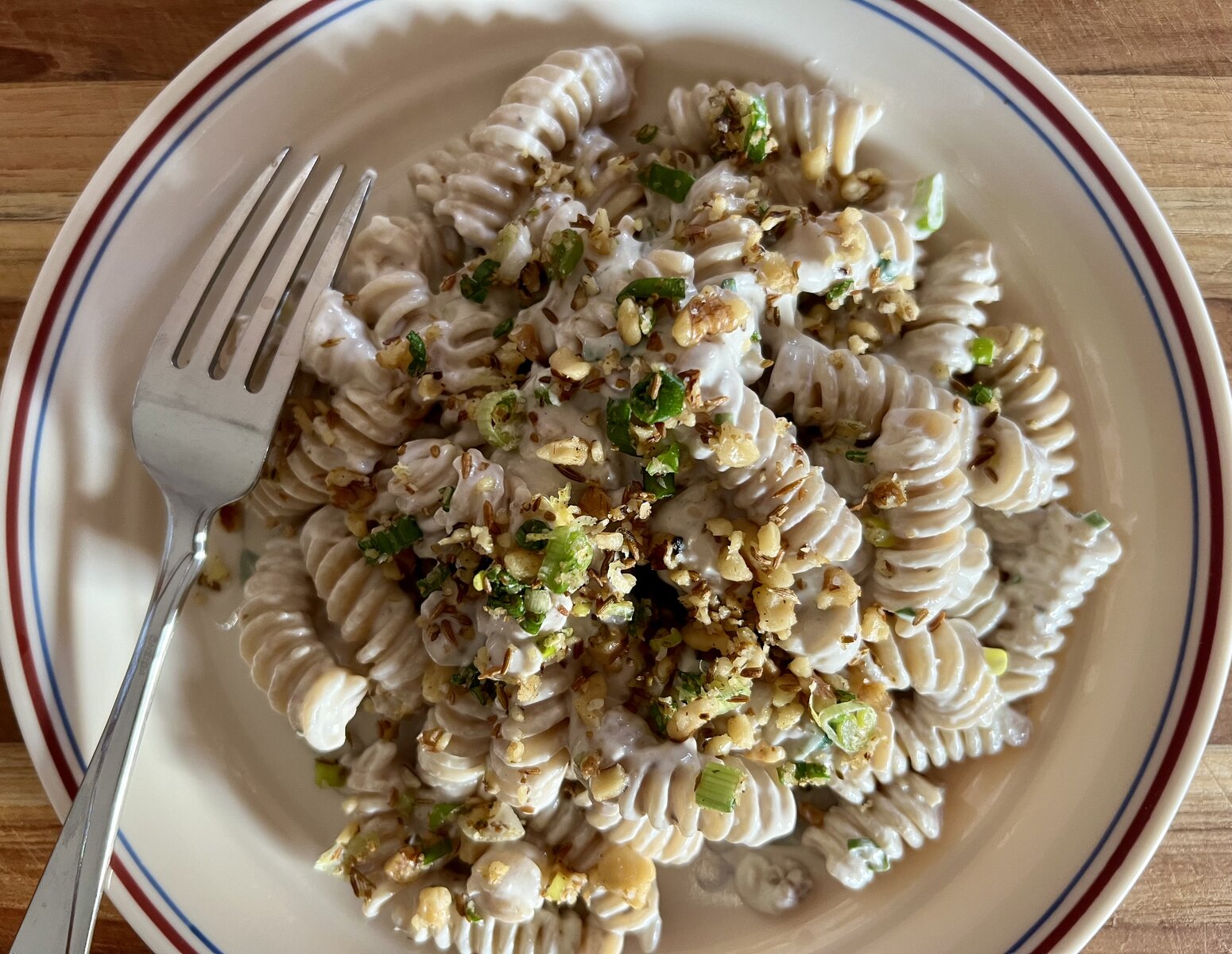 Whole-Wheat Pasta with Yogurt and Tahini