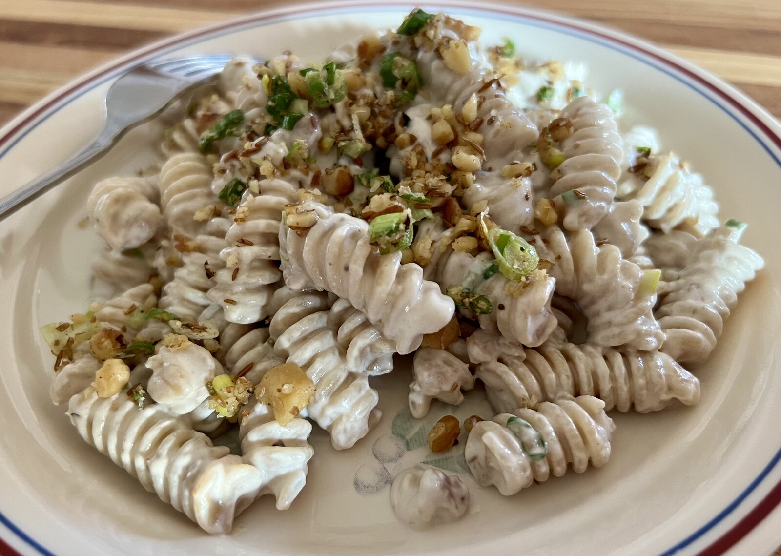 Whole-Wheat Pasta with Yogurt and Tahini