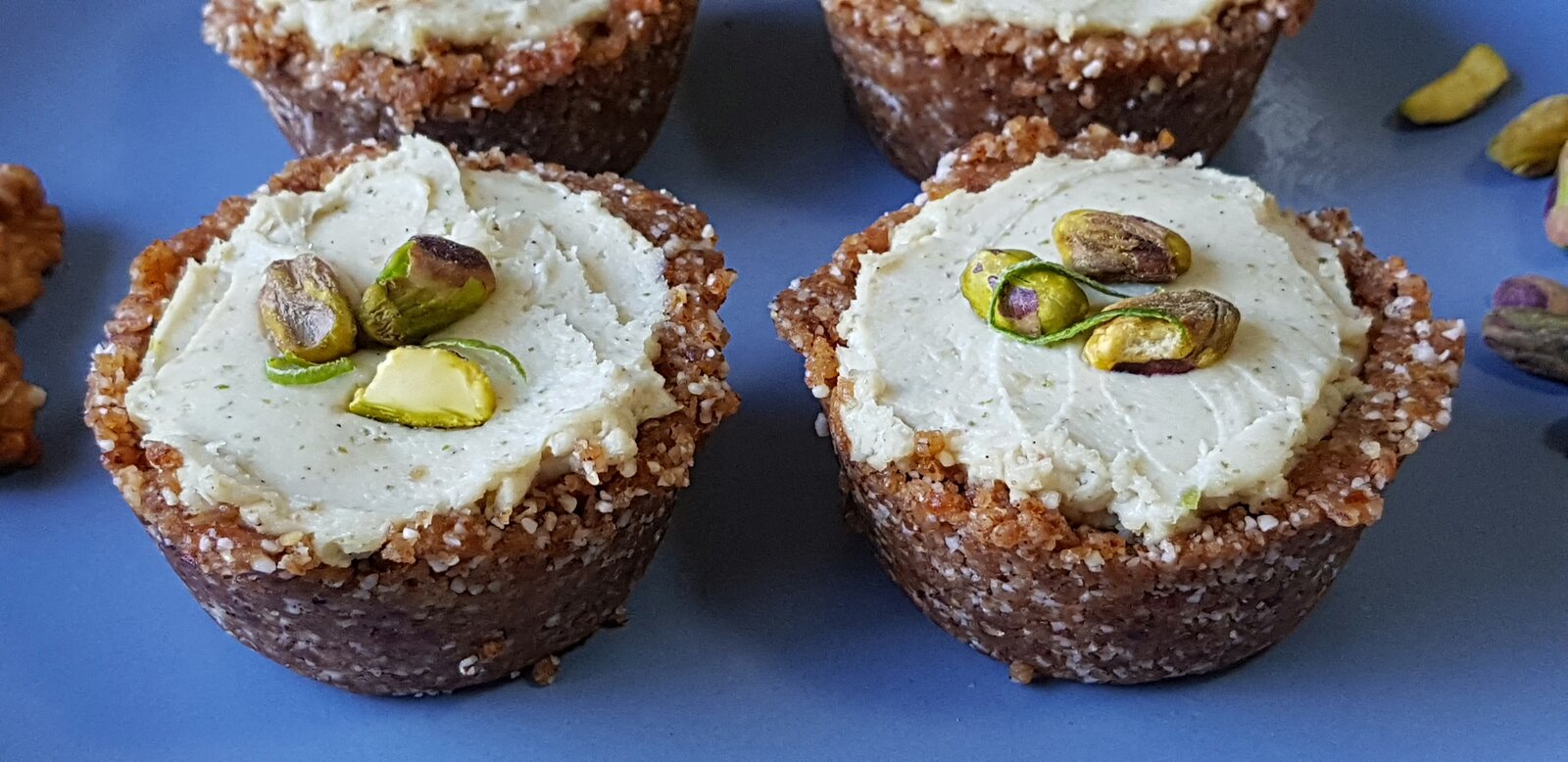 Zesty Lime & Pistachio Tarts