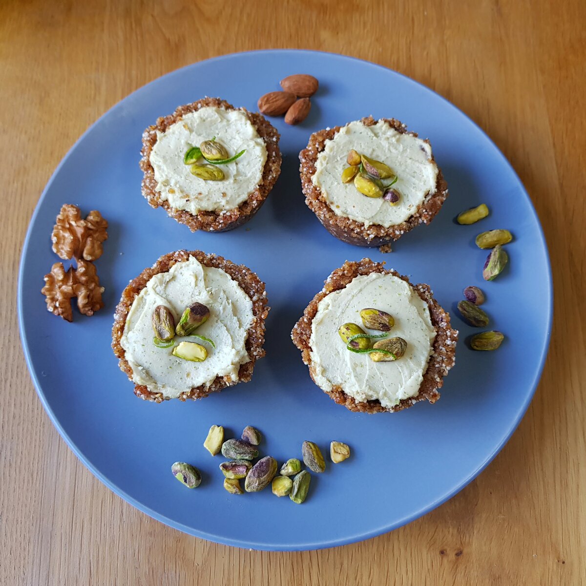 Zesty Lime & Pistachio Tarts