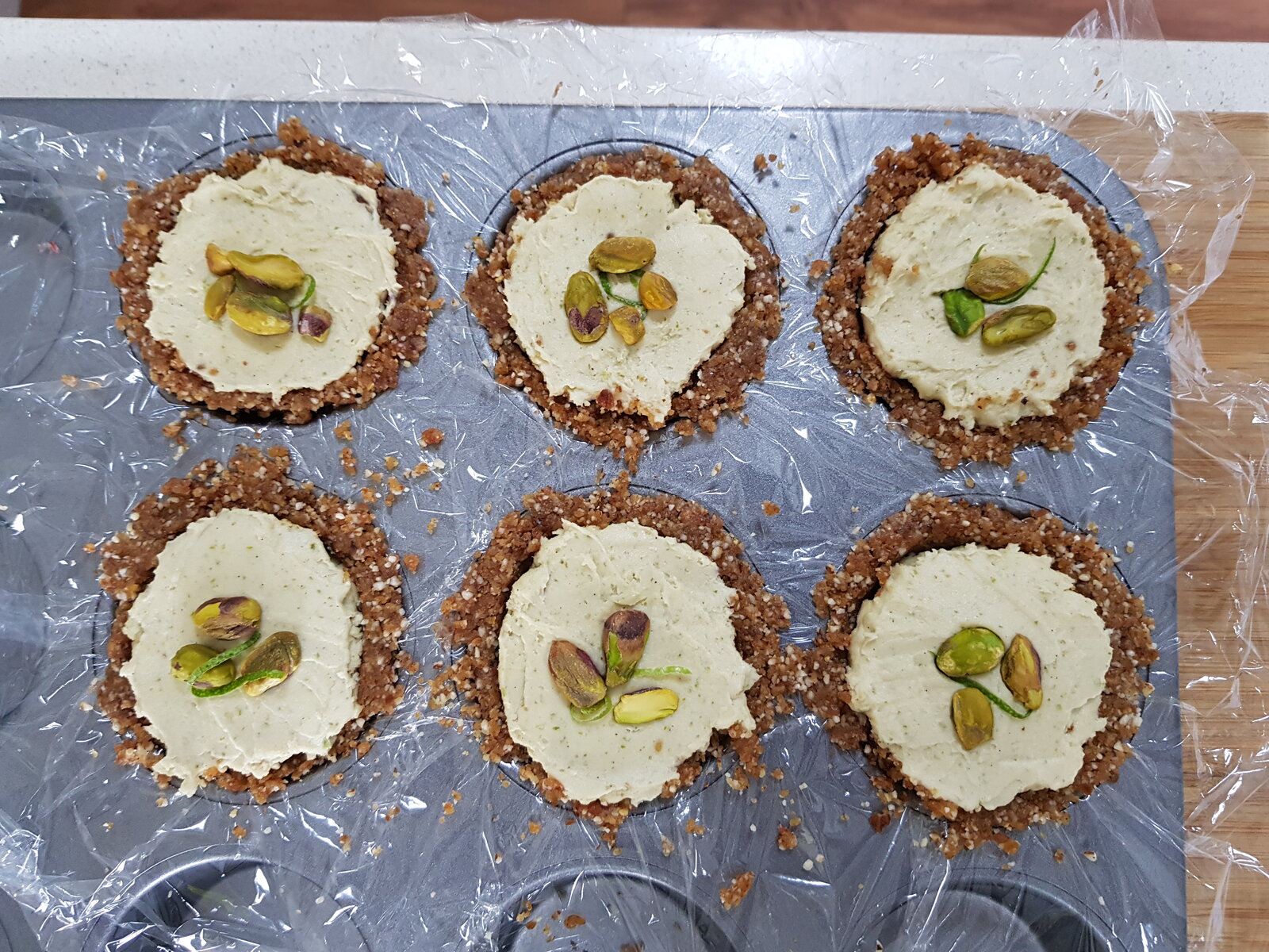 Zesty Lime & Pistachio Tarts